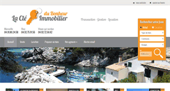 Desktop Screenshot of lacledubonheurimmobilier.com